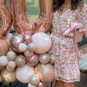 Minkpink dress - autumn colored leaves - size xs - only worn once